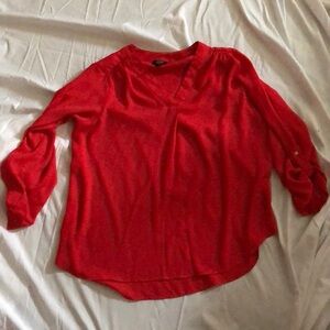 Red blouse